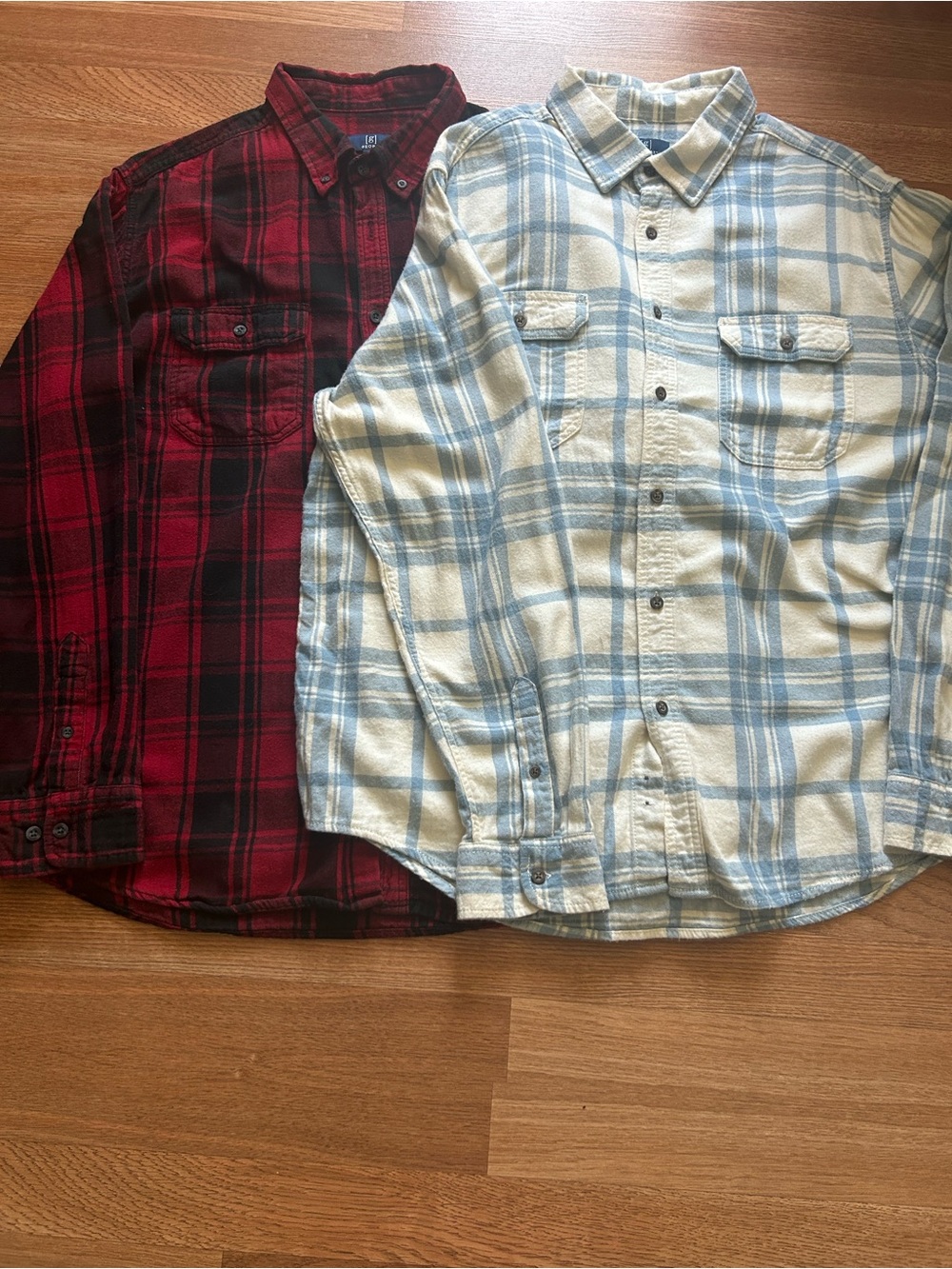 George Plaid Shirt Long Sleeve Bundle Size XL